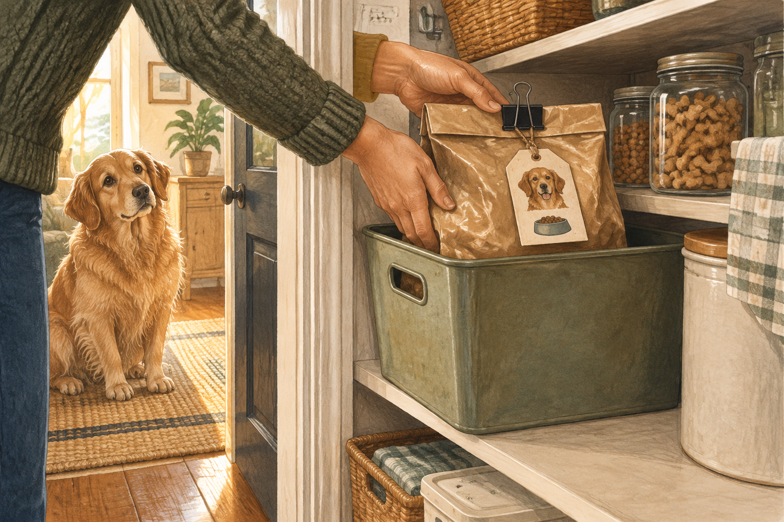 The Best Place for Your Dog’s Kibble Might Be Inside Its Bag