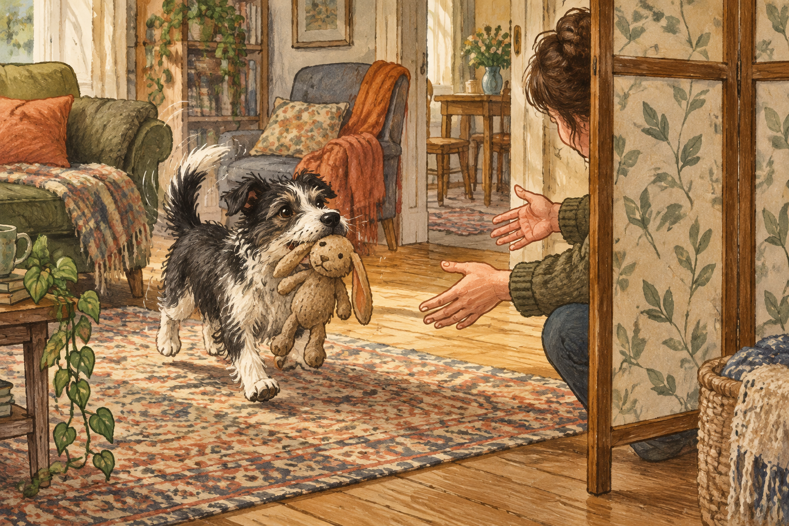 Hide-and-Seek With Your Dog: Start With an Almost-Too-Easy Hiding Spot